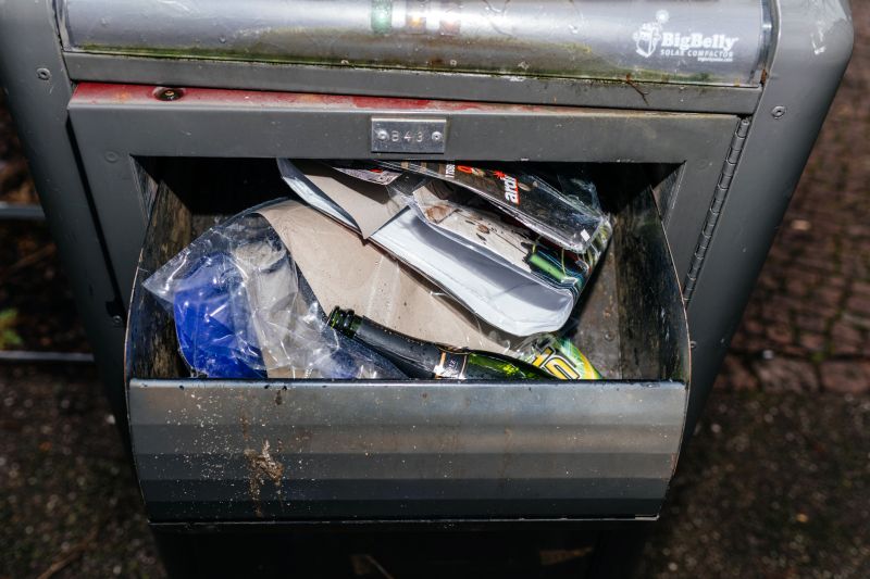 Trash Compactor Repair in Progress